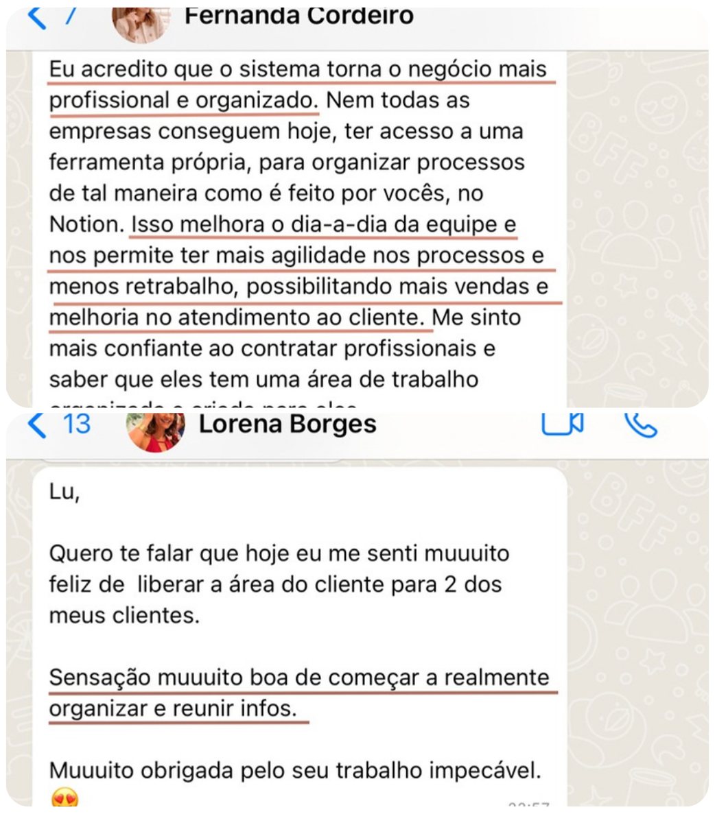 Depoimento de Fernanda Cordeiro e Lorena Borges por WhatsApp